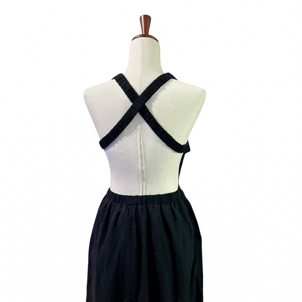 Vici Dress NWT Medium‎ Open Back Black Maxi A-Line Boho Chic Party Vacation - Picture 8 of 11